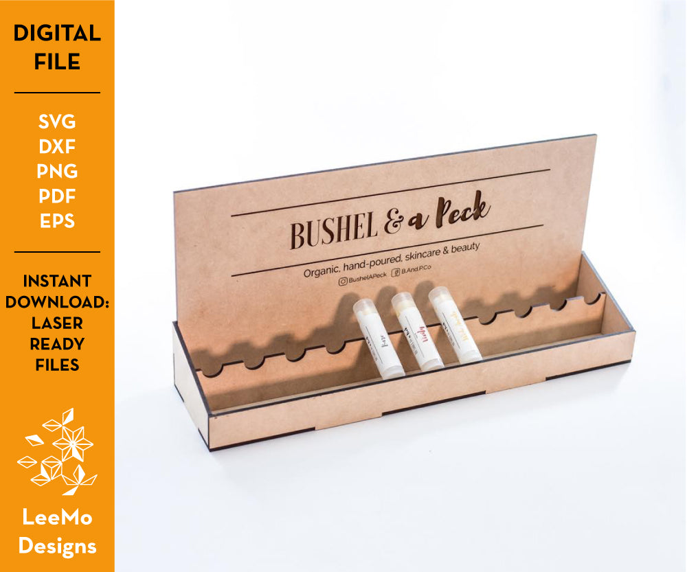 Digital Download: 11 Lip Balm Tester Display