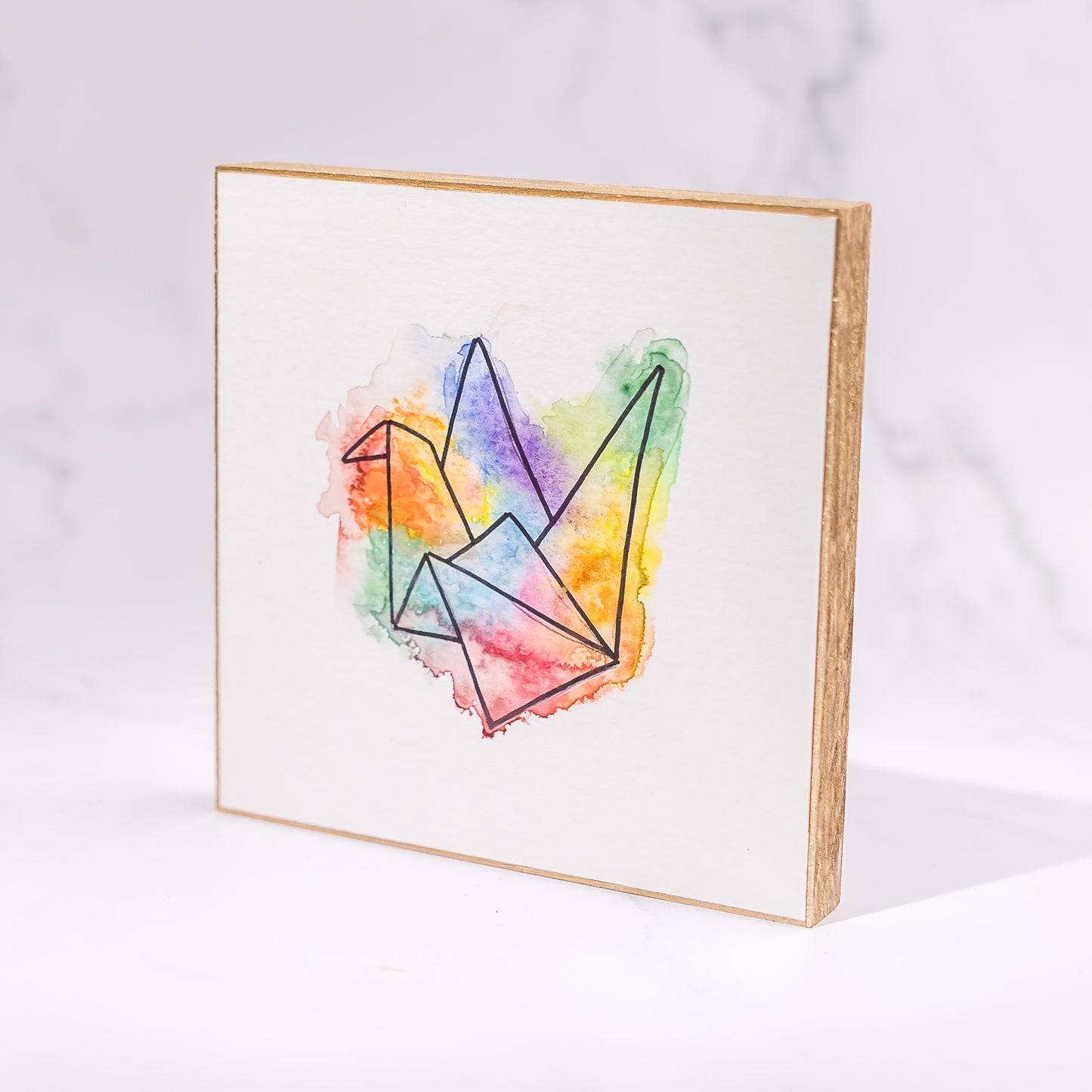 Watercolor Art: Crane