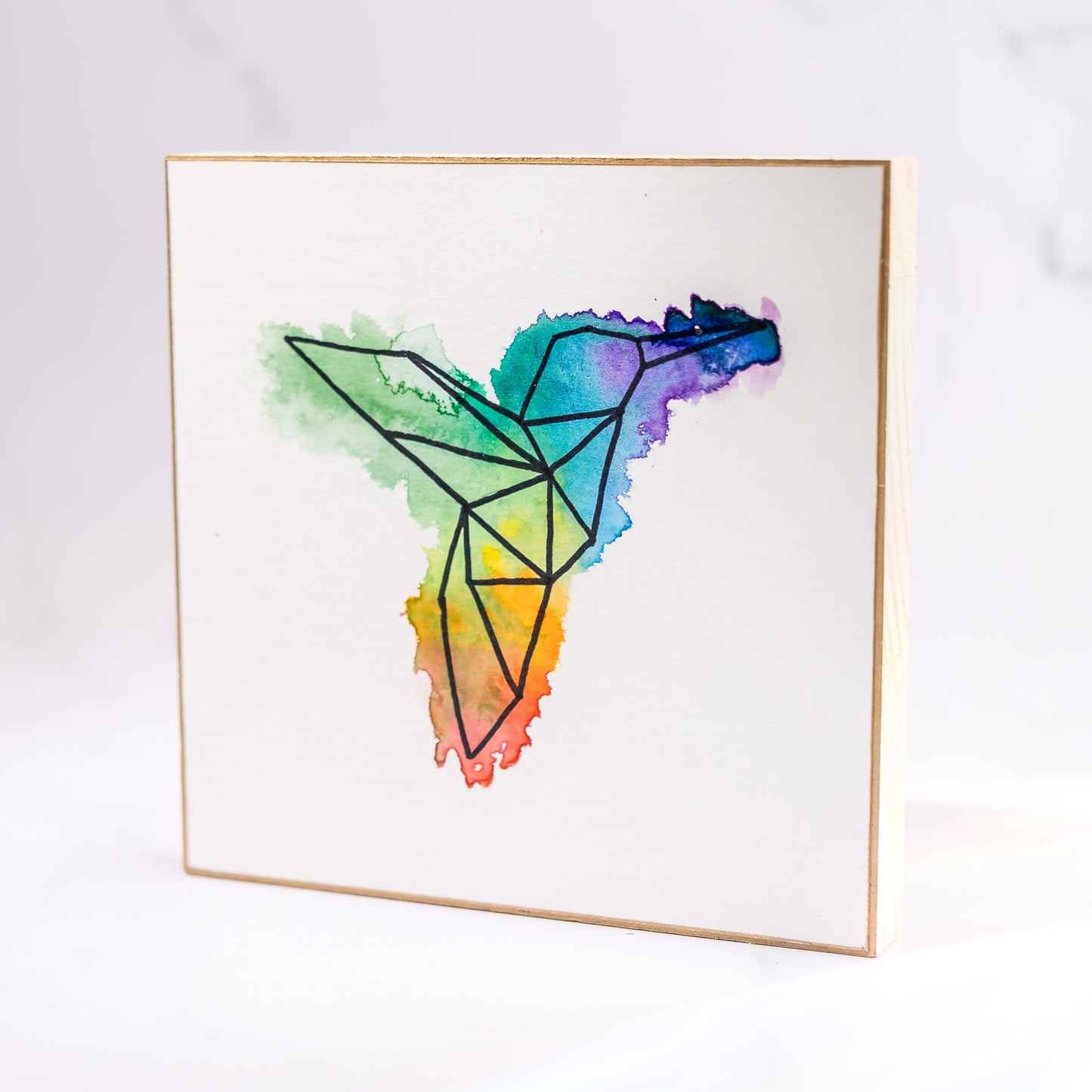 Watercolor Art: Hummingbird
