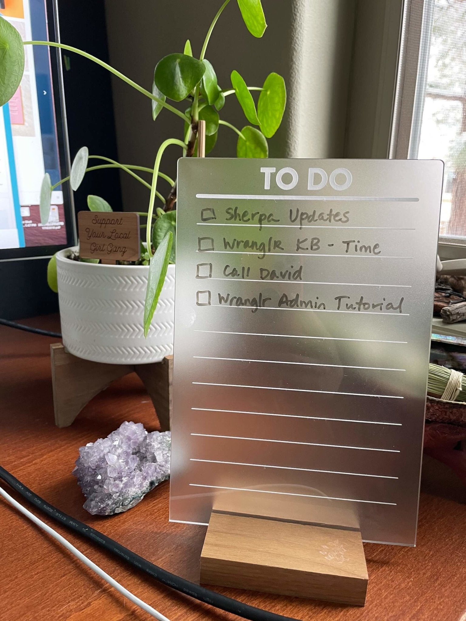 Organize your day with this Acrylic Task Board – LeeMo Designs