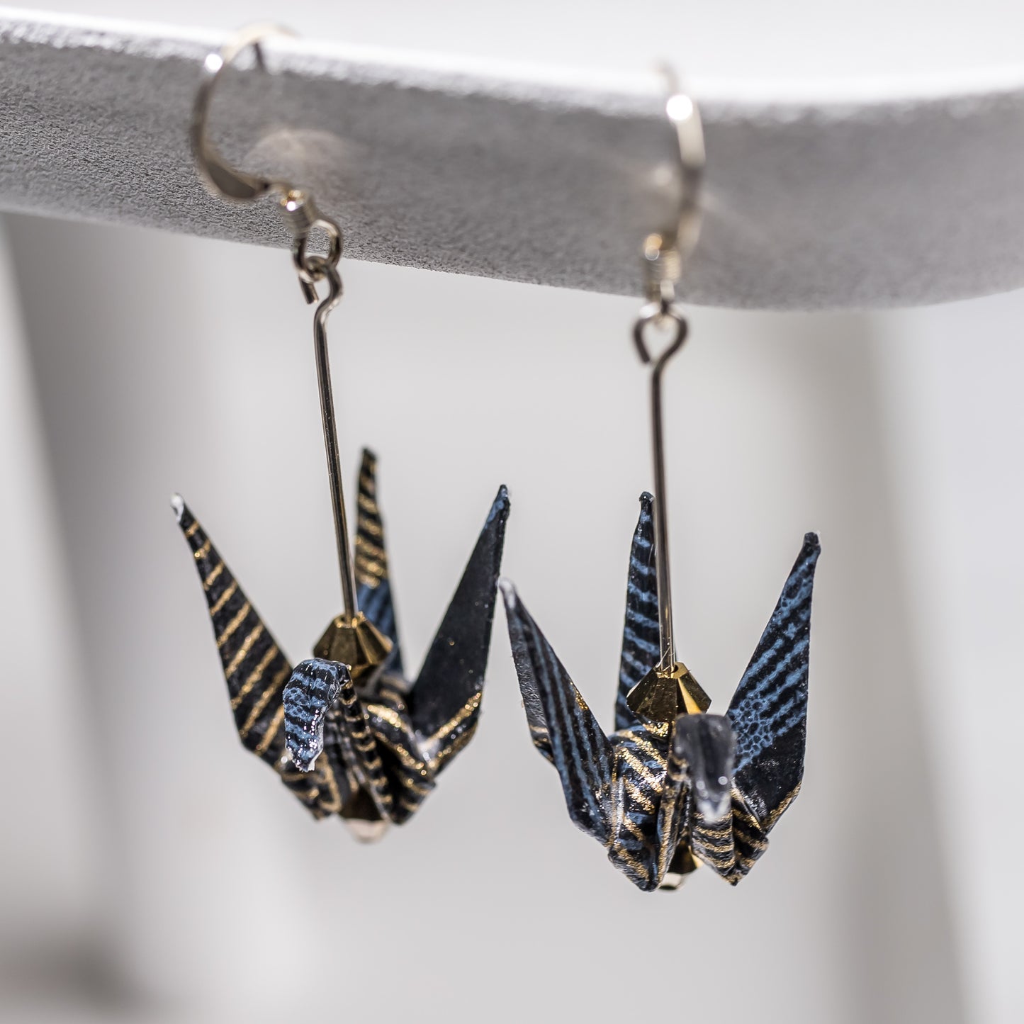 Paper Crane Earrings