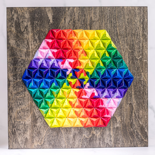Origami Art - Rainbow Ninja