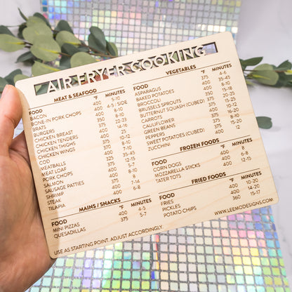 Air Fryer Cooking Magnet