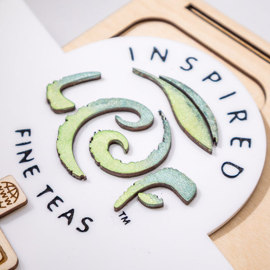 QR Code Display Stand: Wood + Acrylic