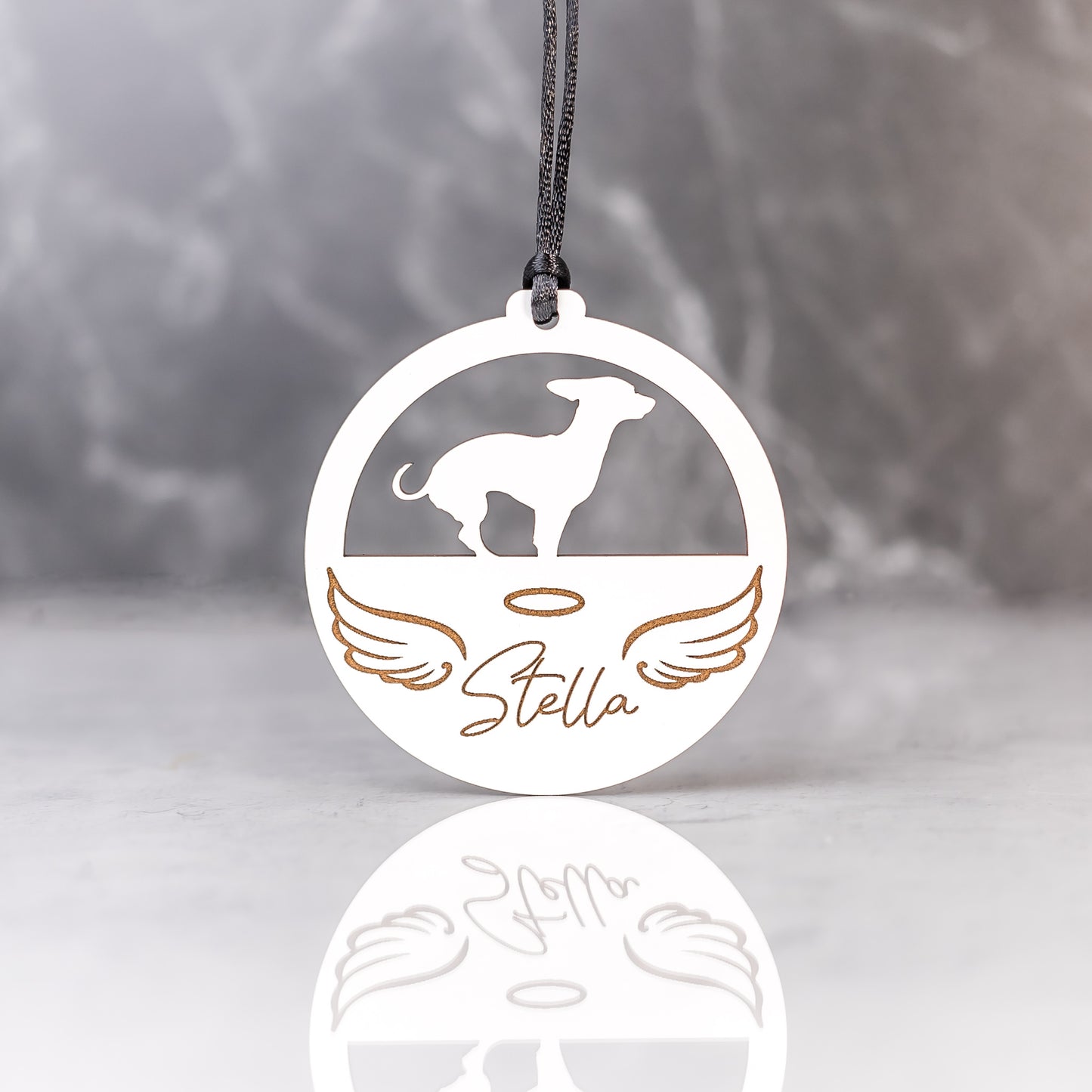 Custom Wood Ornaments: Memorial Pet Ornament