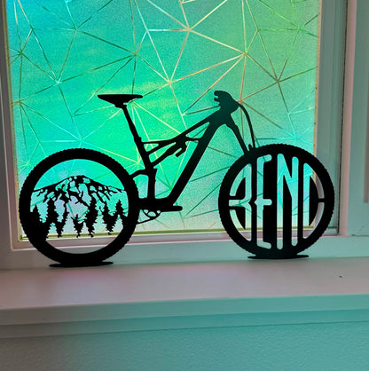 Bend Bachelor Bike Metal Wall Art