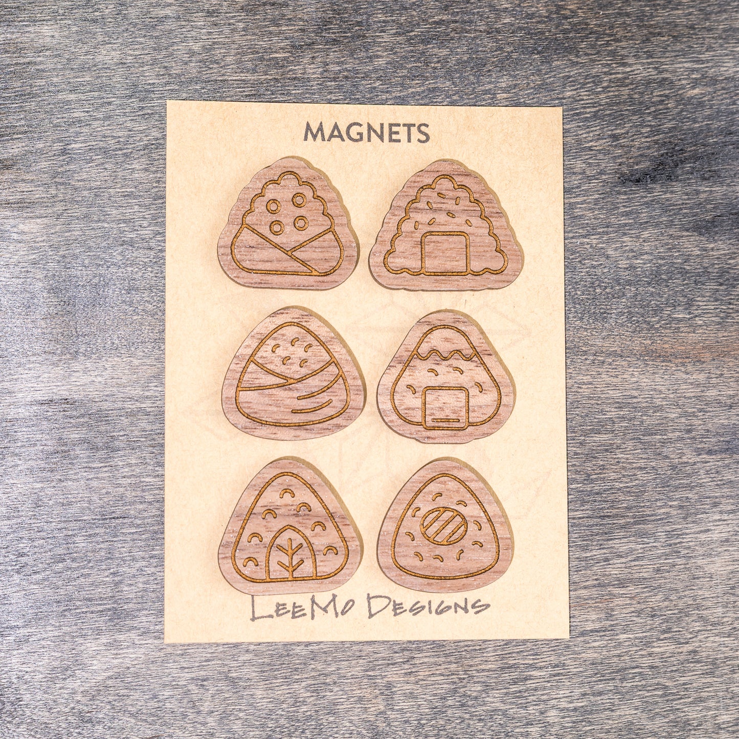 Decorative Magnets - Rice Ball Onigiri Set