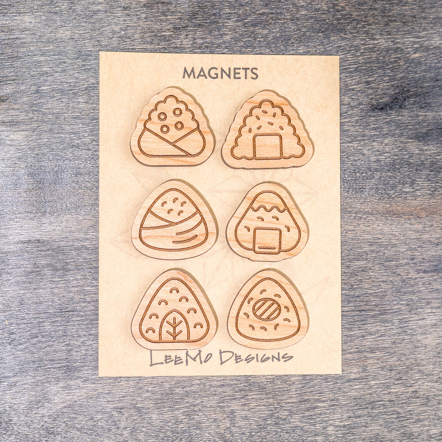 Decorative Magnets - Rice Ball Onigiri Set