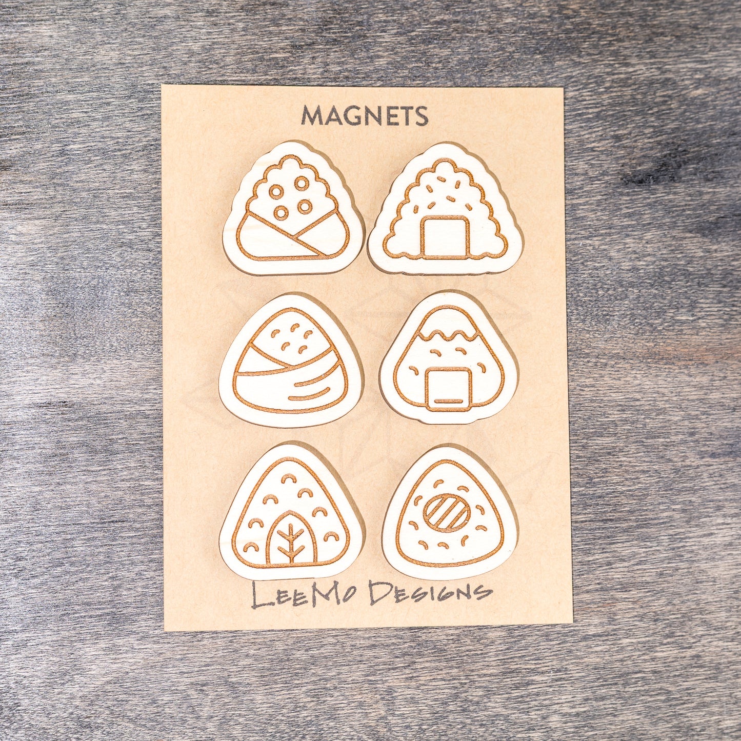 Decorative Magnets - Rice Ball Onigiri Set
