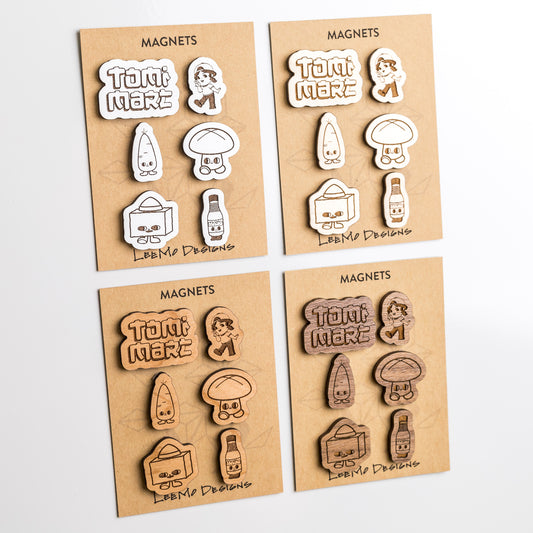 Decorative Magnets - Tomi Mart Set
