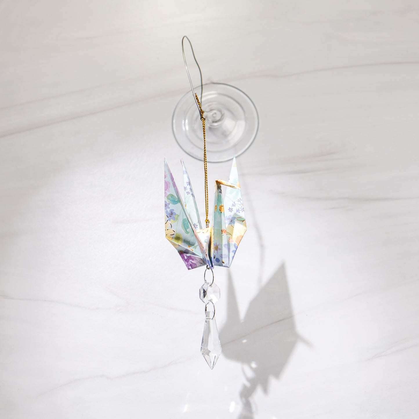 Origami Crane Suncatcher
