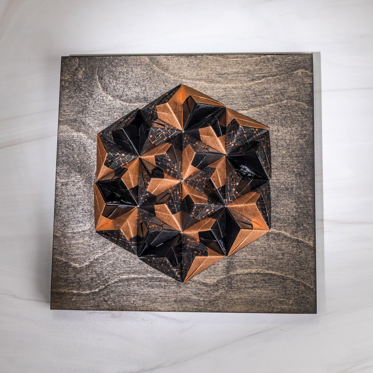 Origami Art - Copper Hues