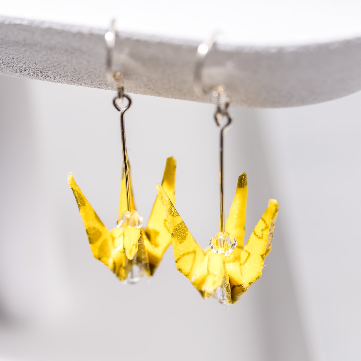 Paper Crane Earrings