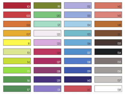 Origami Paper Color Choices LeeMo Designs in Bend, Oregon