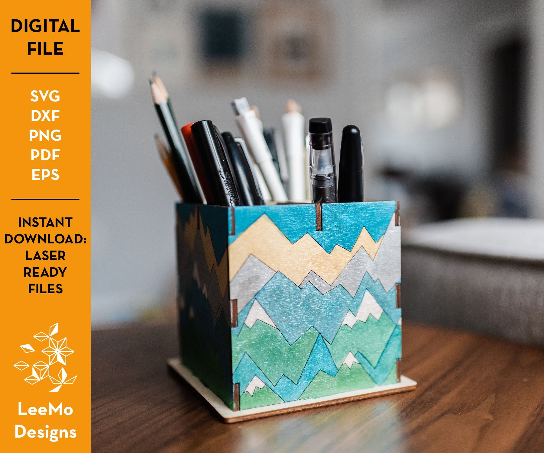 Digital Download: DIY Kit Pen Stand - LeeMo Designs
