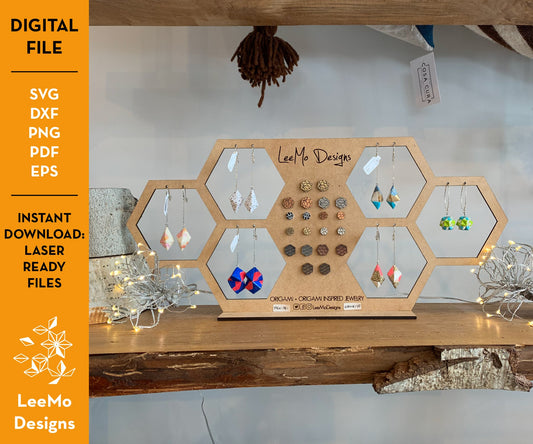 Digital Download: Earring Display Large - LeeMo Designs