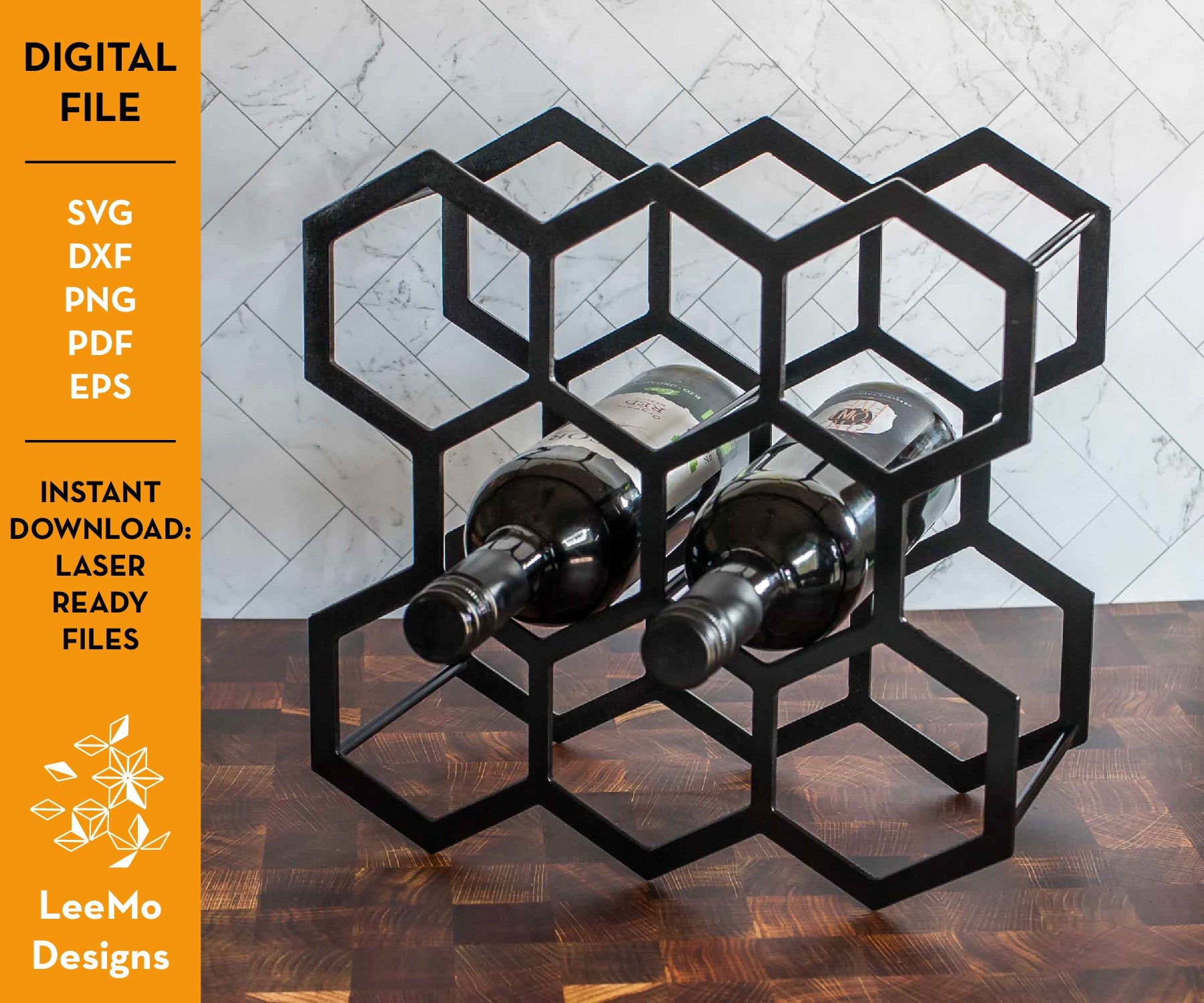 Digital Download: Metal Wine Rack - LeeMo Designs