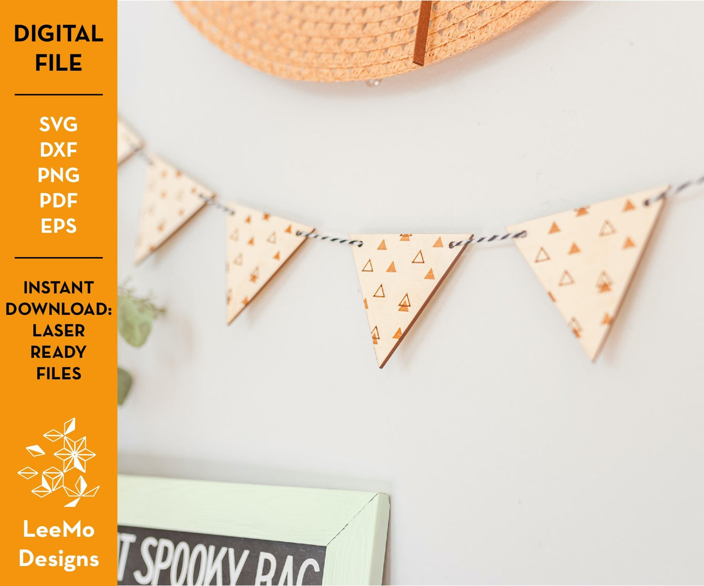 Digital Download: Triangle Garland - LeeMo Designs