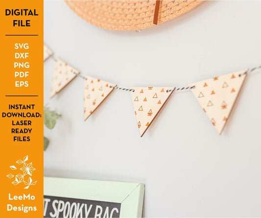 Digital Download: Triangle Garland - LeeMo Designs