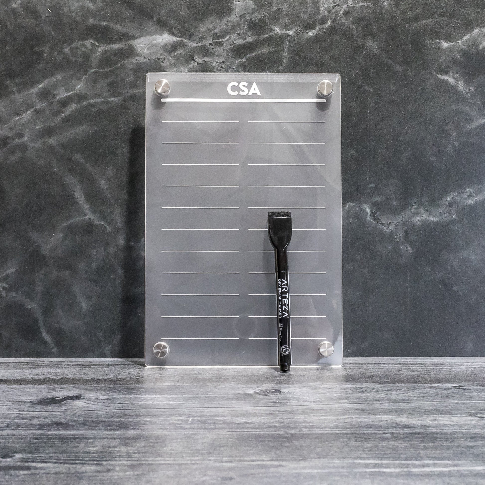 Dry-Erase Magnetic Board: 2-Column Design - LeeMo Designs