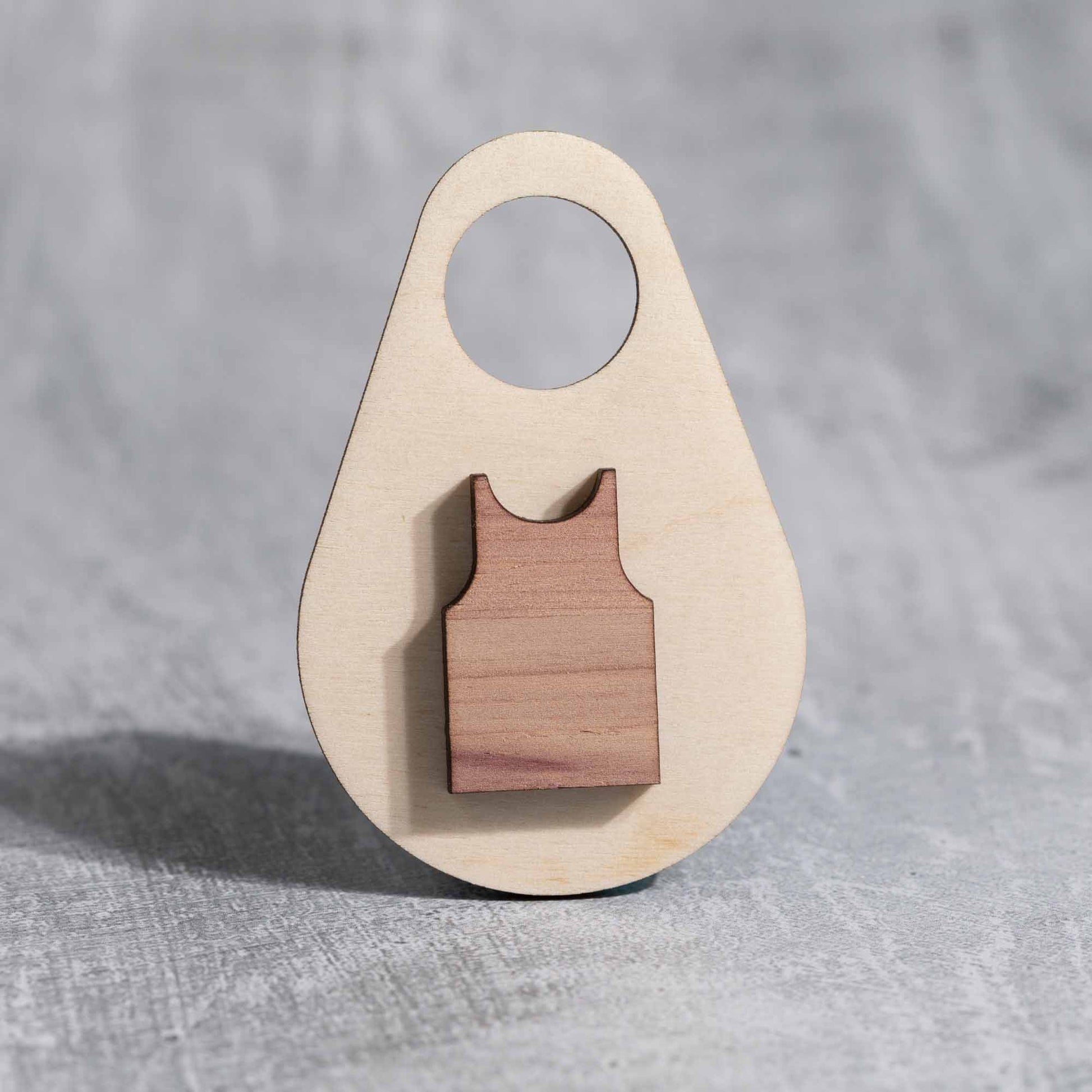 hanging closet organizers - sleeveless - birch plywood closet organizers by LeeMo Designs in Bend Oregon