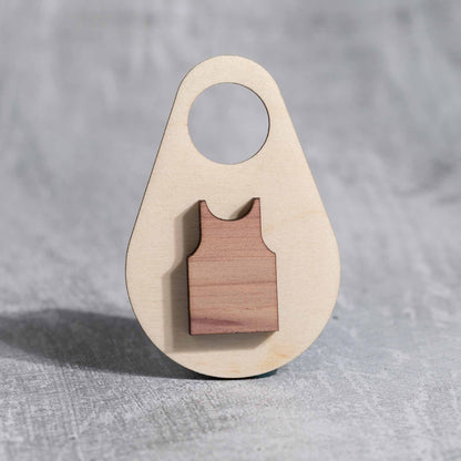 hanging closet organizers - sleeveless - birch plywood closet organizers by LeeMo Designs in Bend Oregon