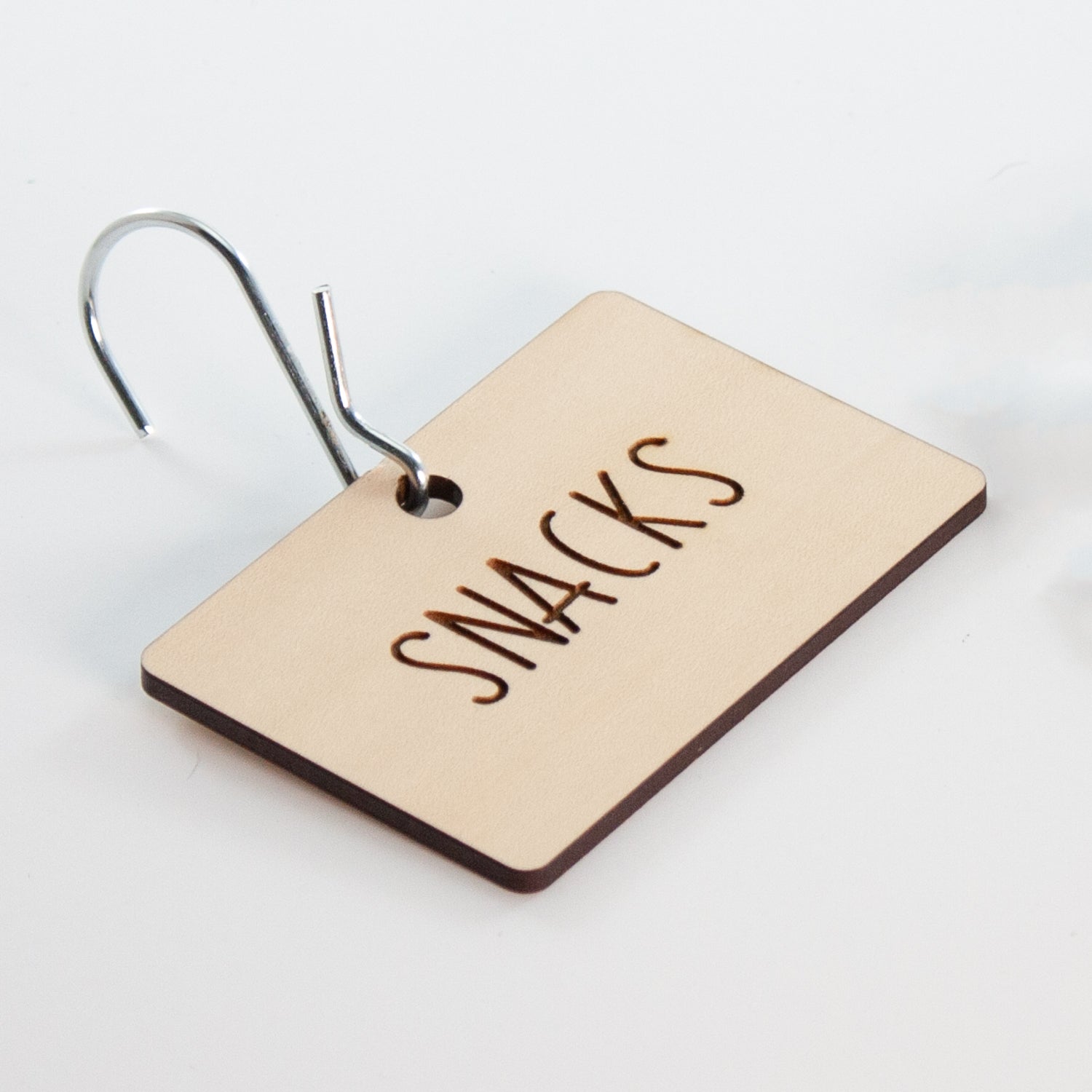 Hooked Labels for Storage Bin Organization - LeeMo Designs