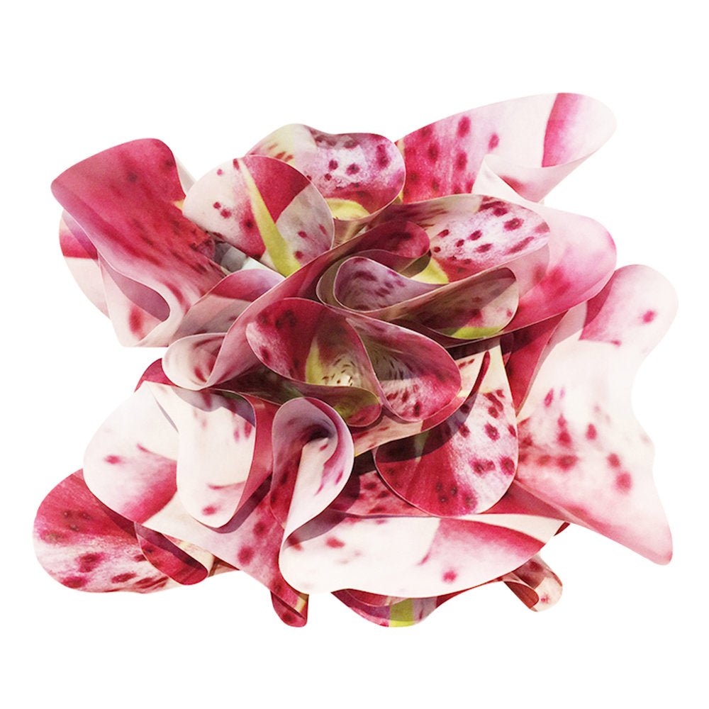 Origami Night Light: No Time To Look At A Flower By Artist Lisa Marie Sipe in collaboration with LeeMo Designs in Bend, Oregon