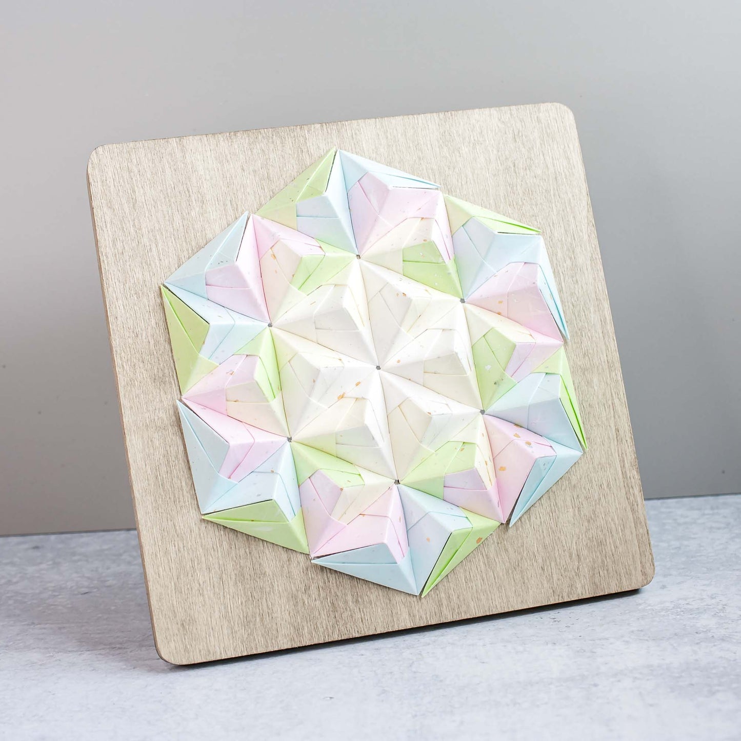 Origami Art Pastel Dreams - by LeeMo Designs in Bend, Oregon