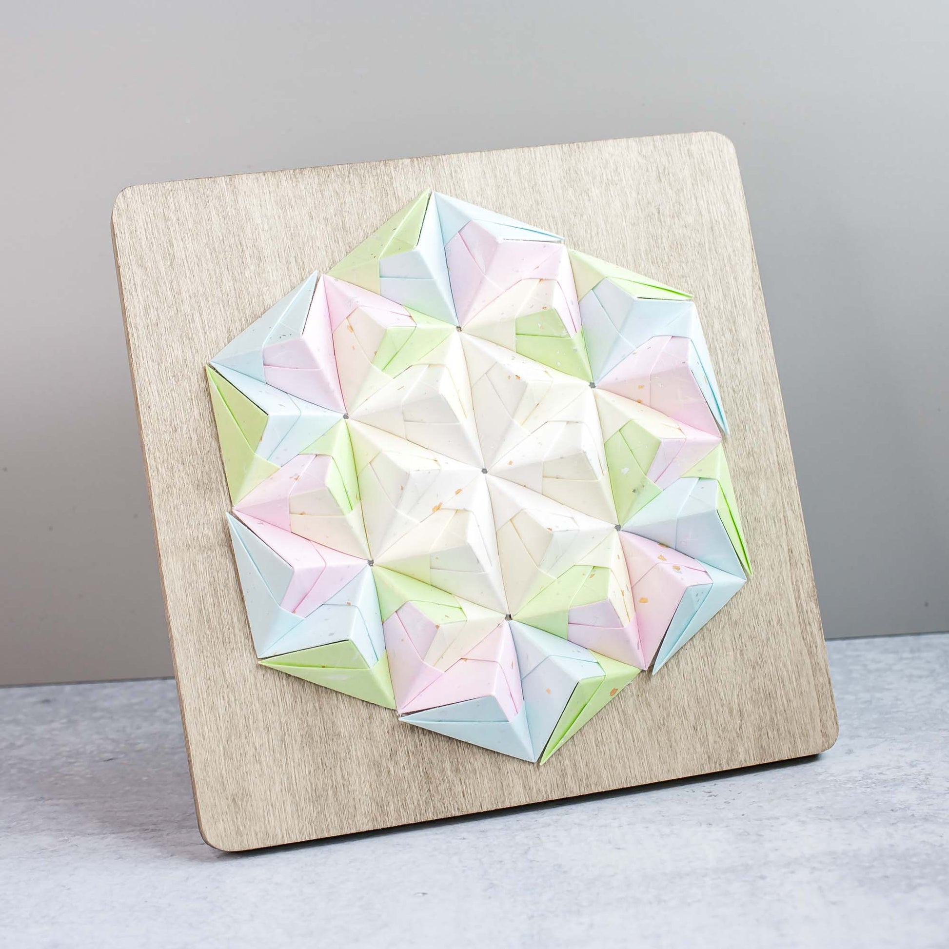 Origami Art Pastel Dreams - by LeeMo Designs in Bend, Oregon