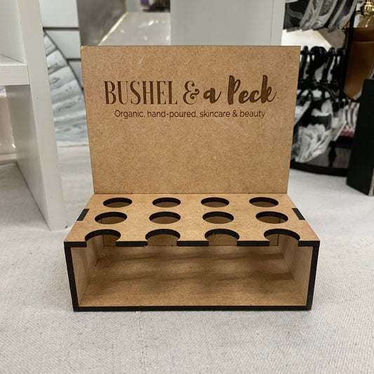 Custom Lip Balm Display Boxes - 12 Lip Balms - Bushel & A Peck Skincare by LeeMo Designs in Bend, Oregon