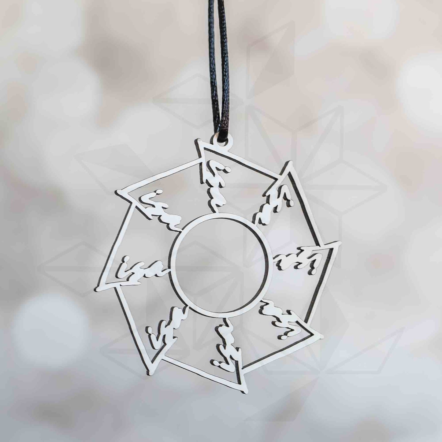 Personalized Ornaments: Name Flake - LeeMo Designs