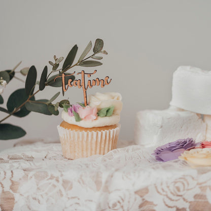 Personalized Wood Cupcake Toppers - LeeMo Designs