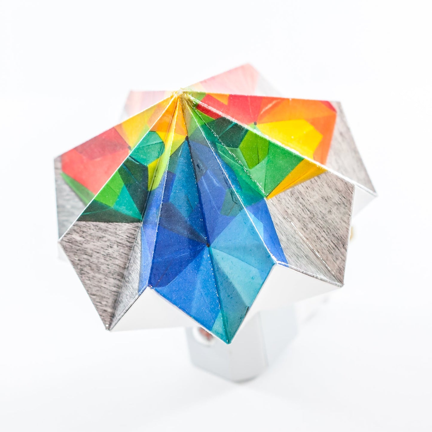 Origami Night Light: Rainbows By Artist Leela Morimoto in Bend, Oregon