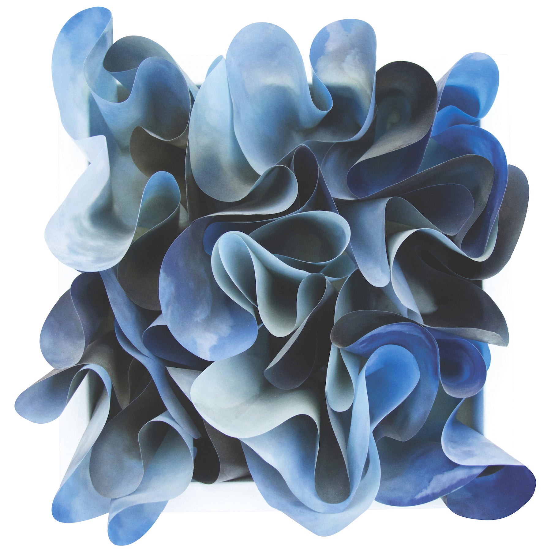 Origami Night Light: Segregation Of Smoke By Artist Lisa Marie Sipe in collaboration with LeeMo Designs in Bend, Oregon