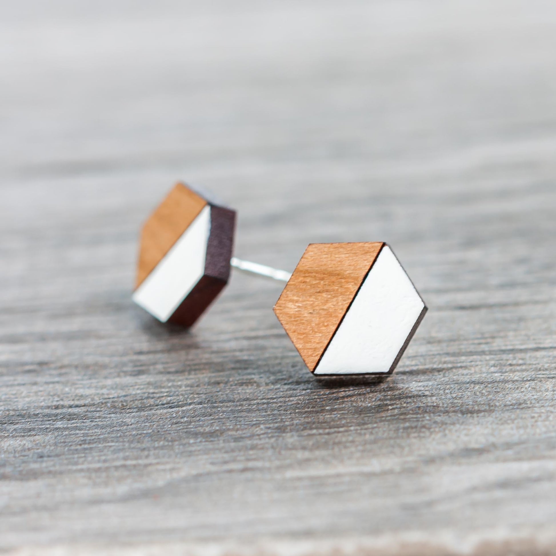 Stud Earrings - Hapa - LeeMo Designs